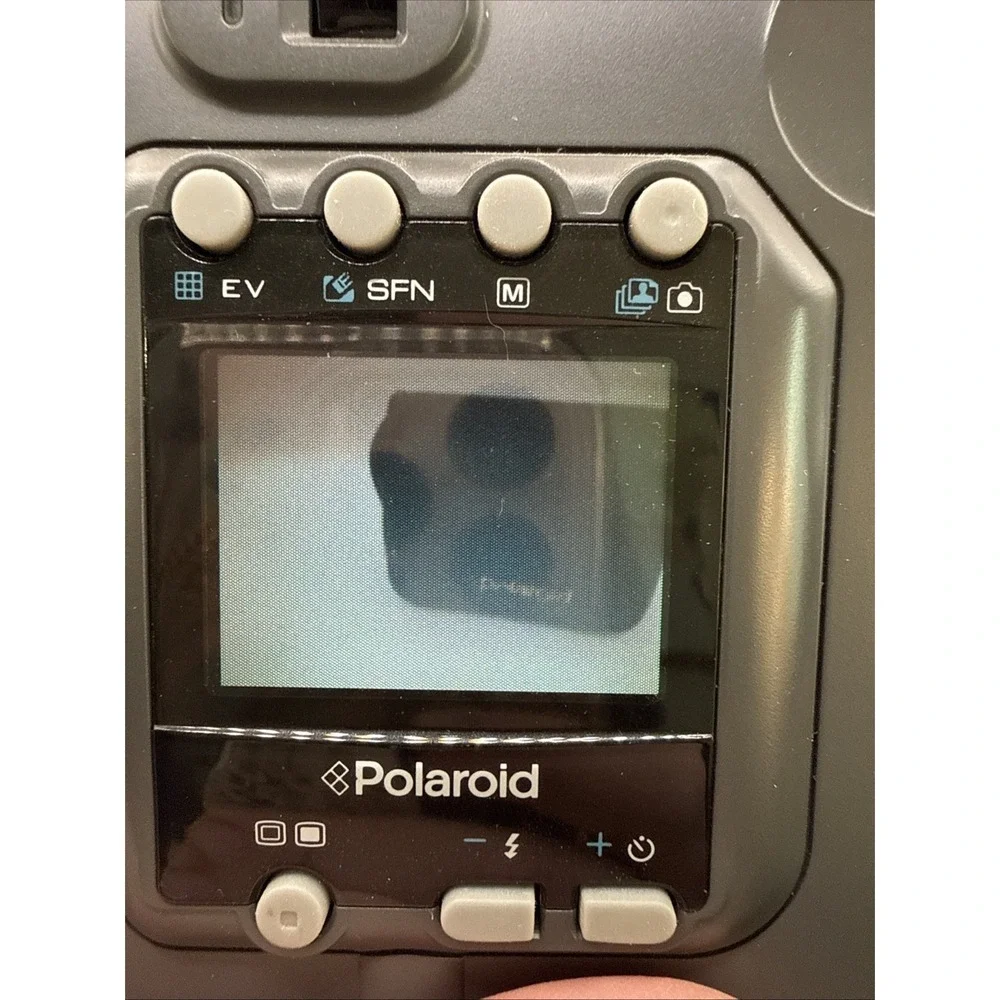 Polaroid PDC700 Digital Camera Silver Gray LCD Screen Built in Flash works